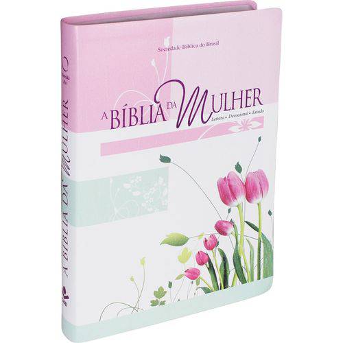 Bíblia de Estudo da Mulher Leitura Devocional Ra - Grande Luxo - Floral Tulipas é bom? Vale a pena?