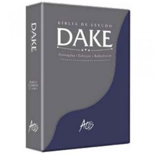 Bíblia de Estudo Dake Rc com Dicionário Expandido Capa Luxo Cinza e Azul é bom? Vale a pena?