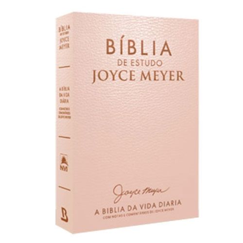 Bíblia de Estudo Joyce Meyer Média Letra Grande - Luxo Rosa é bom? Vale a pena?