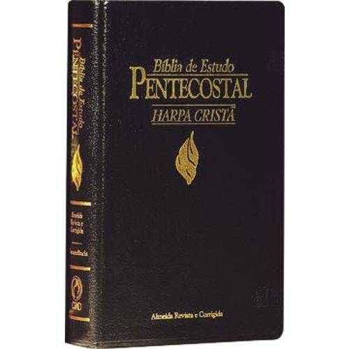 Bíblia de Estudo Pentecostal RC com Harpa - Média Luxo Preta é bom? Vale a pena?