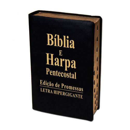 Biblia Letra Hipergigante Luxo Preta com Harpa é bom? Vale a pena?