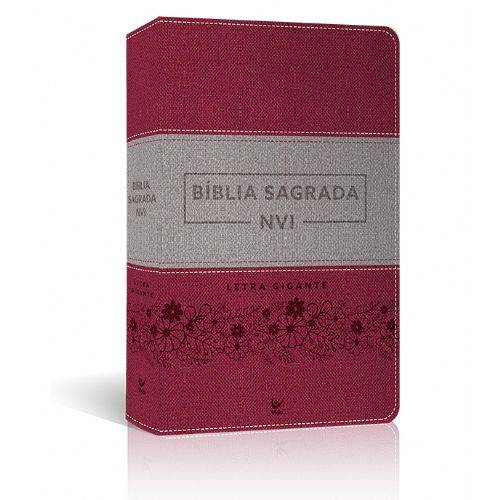 Bíblia Nvi - Letra Gigante - Luxo Rosa e Cinza é bom? Vale a pena?