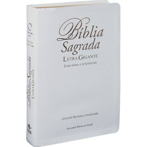 Bíblia Sagrada Letra Gigante Capa Luxo Almeida Branca é bom? Vale a pena?