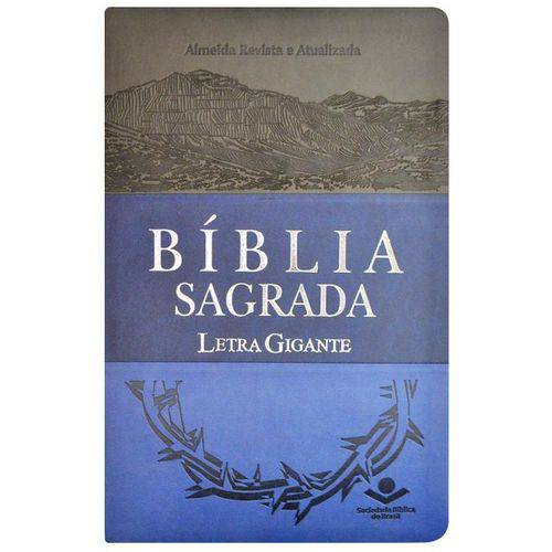 Bíblia Sagrada Letra Gigante - Revista e Atualizada - Luxo Azul é bom? Vale a pena?