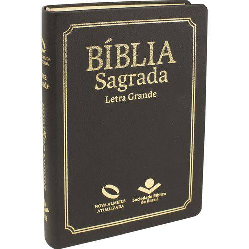 Bíblia Sagrada - Letra Grande - Indice Lateral - Nova Almeida Atualizada / Naa - Luxo Preta é bom? Vale a pena?