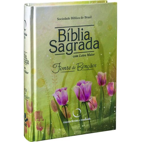 Bíblia Sagrada Ra - Letra Maior - Fonte de Bênçãos - Capa Dura - Jardim é bom? Vale a pena?