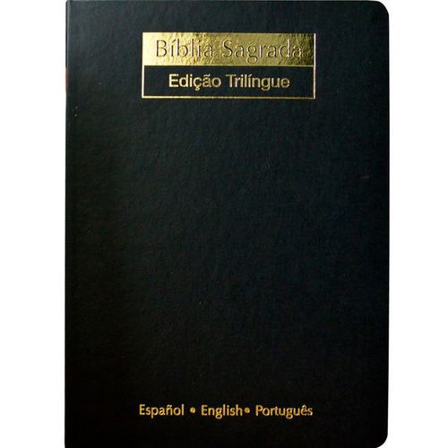 Bíblia Sagrada Trilingue - Preta é bom? Vale a pena?
