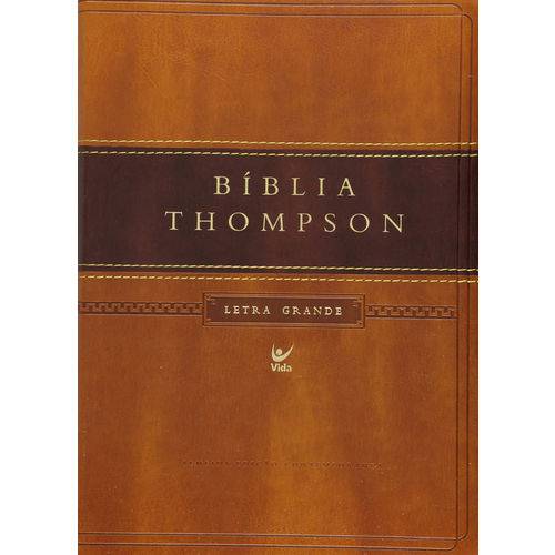 Bíblia Thompson - Letra Grande - Capa Luxo Marrom Claro e Escuro com Índice é bom? Vale a pena?