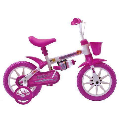 Bicicleta Aro 12 Fischer Ferinha Feminina - Rosa/ Branco é bom? Vale a pena?