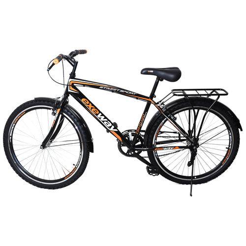 Bicicleta Aro 26 Exeway Street Sport, Preta/laranja é bom? Vale a pena?