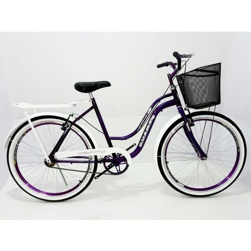 Bicicleta Aro 26 Feminina Retrô Galileus com Rodas Aero Cor Violeta é bom? Vale a pena?