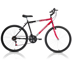 Bicicleta Aro 26 Hx1 Impact - 18 Marchas - Vermelho/Preto - Oceano é bom? Vale a pena?