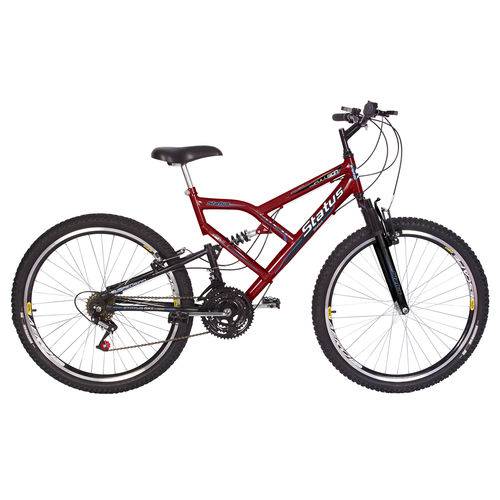 Bicicleta Aro 26 18v Status Full - Vermelha é bom? Vale a pena?