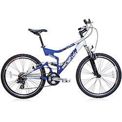 Bicicleta Aro 26 Unissex Mercury FS21 - Prata/ Azul - Houston é bom? Vale a pena?