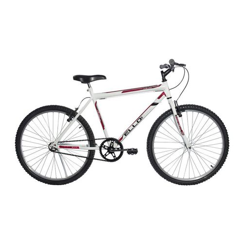 Bicicleta Aro 26 Velox Branca/Vermelho - Ello Bike é bom? Vale a pena?