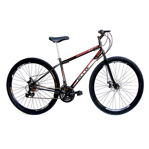 Bicicleta Aro 29 Shimano Freio à Disco 21 M Preta/Vermelho - Ello Bike é bom? Vale a pena?