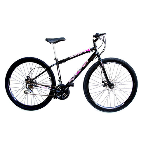 Bicicleta Aro 29 Shimano Freio à Disco 21 M Veneza Preta/Pink - Ello Bike é bom? Vale a pena?