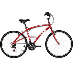 Bicicleta Caloi 100 - Exclusivo - Vermelha 21 Marchas Aro 26 é bom? Vale a pena?