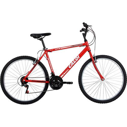Bicicleta Caloi Aluminum Aro 26 21 Velocidades Vermelha é bom? Vale a pena?