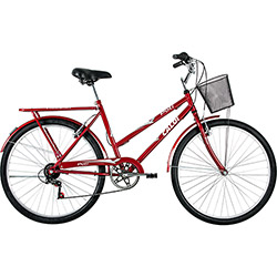Bicicleta Caloi Poti Aro 26 7 Marchas Vermelha é bom? Vale a pena?