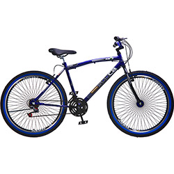 Bicicleta Chevrolet 72 Raias Azul Aro 26 Aero 18 Marchas - Colli Bike é bom? Vale a pena?