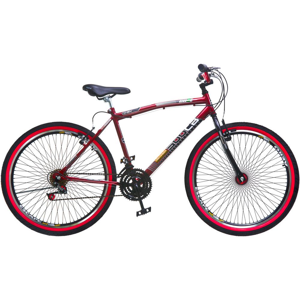 Bicicleta Chevrolet 72 Raias Vermelha Aro 26 Aero 18 Marchas - Colli Bike é bom? Vale a pena?