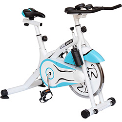 Bicicleta de Spinning Life Zone com Roda de Inércia 10kg e Painel Digital Branca e Azul é bom? Vale a pena?
