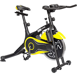 Bicicleta de Spinning Life Zone com Roda de Inércia 10kg e Painel Digital Preta e Amarela é bom? Vale a pena?