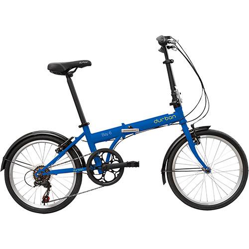 Bicicleta Dobrável Aro 20 Durban Bay 6 Velocidades Azul é bom? Vale a pena?