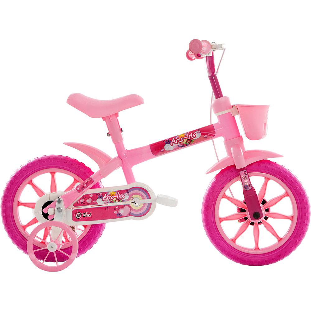 Bicicleta Feminina Track & Bikes Arco-Íris Aro 12" Rosa é bom? Vale a pena?