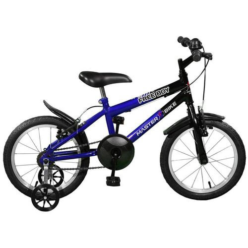 Bicicleta Free Boy Aro 16 Azul com Preto Masculina - Master Bike é bom? Vale a pena?