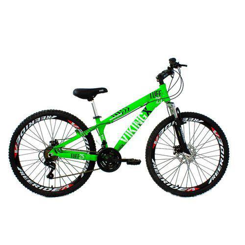 Bicicleta Freeride Aro 26 Freio a Disco 21 Velocidades Câmbios Shimano Verde Neon - Viking é bom? Vale a pena?