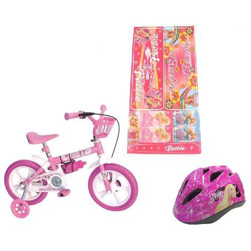 Bicicleta Infantil com Adesivos e Capacete da Barbie é bom? Vale a pena?