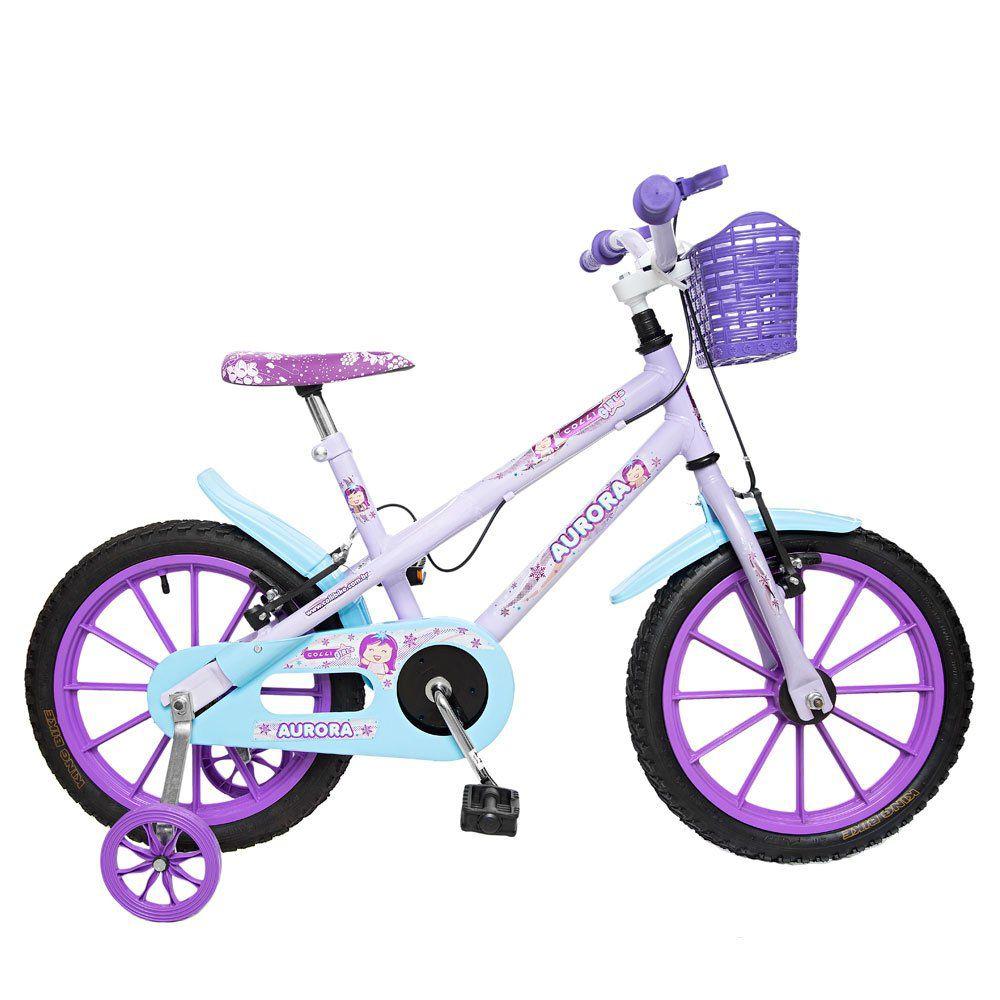 Bicicleta Infantil Feminina Colli Aro 16 Idade Recomendada 4 A 8 Anos Aurora - Lilas é bom? Vale a pena?