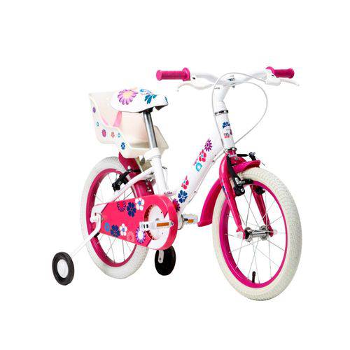 Bicicleta Infantil My Bike New Aro 16 Branca 4 a 6 Anos com Cadeirinha para Boneca é bom? Vale a pena?