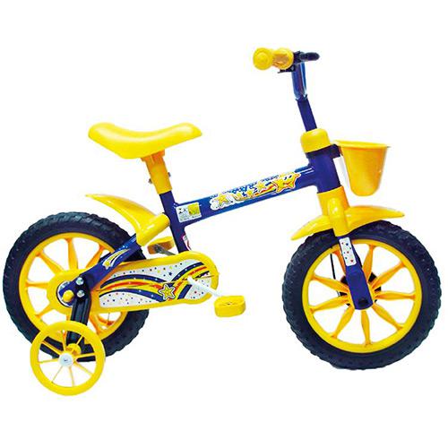 Bicicleta Masculina Track & Bikes Arco-Íris Aro 12" Amarela e Azul é bom? Vale a pena?