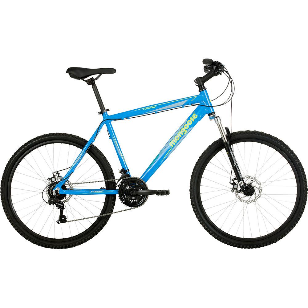 Bicicleta Mongoose Xtreme Aro 26 21 Marchas MTB - Azul é bom? Vale a pena?