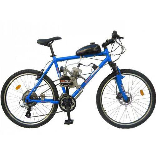 Bicicleta Motorizada 48cc 2 Tempos - Quadro de Alumínio - Azul é bom? Vale a pena?