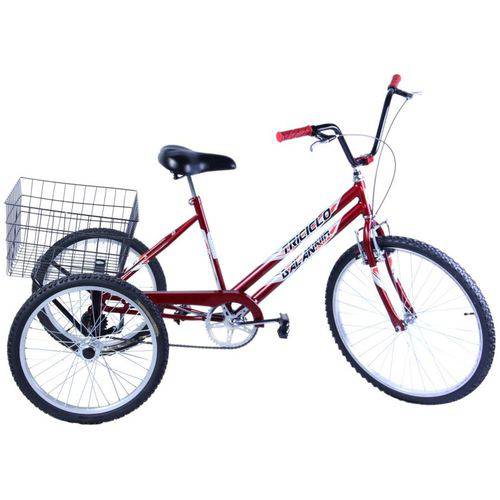Bicicleta Triciclo Aro 26 Cor Vermelho é bom? Vale a pena?