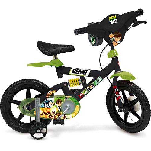 Bicicleta X-Bike Brinquedos Bandeirante Ben 10 Aro 12" Preta e Verde é bom? Vale a pena?