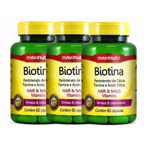 Biotina Firmeza e Crescimento Maxinutri 3x60 Cápsulas é bom? Vale a pena?
