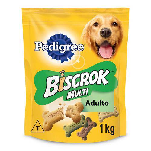 Biscoito Pedigree Biscrok Multi para Cães Adultos - 1Kg é bom? Vale a pena?