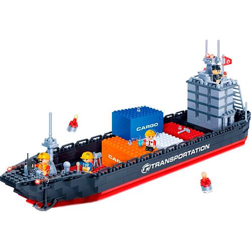 Blocos de Montar Banbao Transporte Navio Container - 716 Peças é bom? Vale a pena?