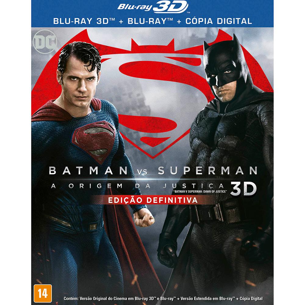 Blu-Ray 3D Batman VS Superman: A Origem da Justiça -Em 3D é bom? Vale a pena?