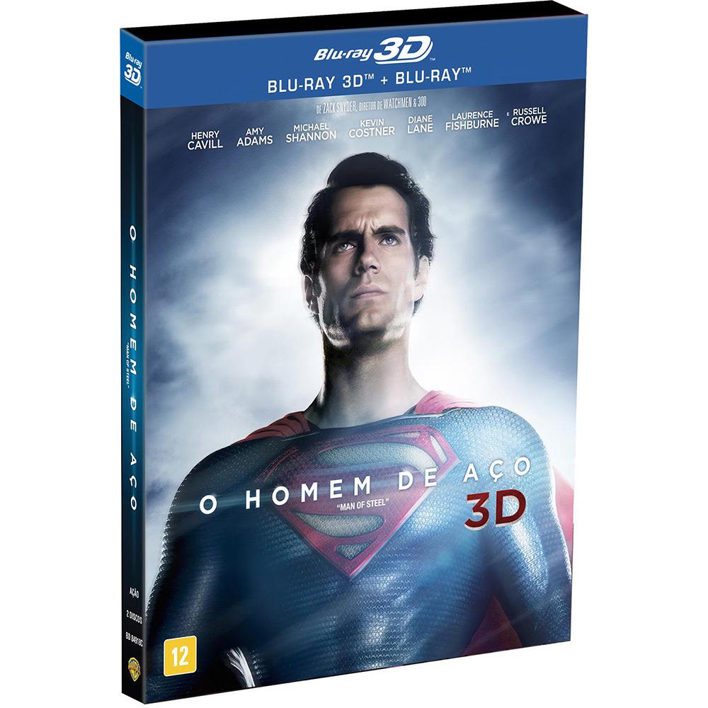 Blu-Ray 3D O Homem De Aço (Blu-Ray 3D + Blu-Ray) é bom? Vale a pena?