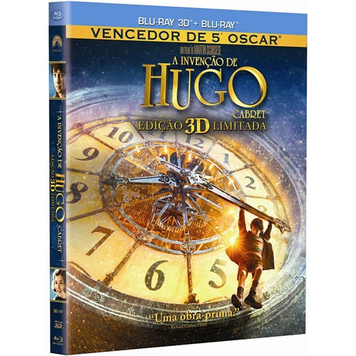 Blu-ray a Invenção de Hugo Cabret (Blu-ray 3D+Blu-ray) é bom? Vale a pena?