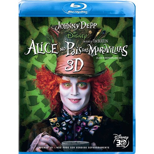 Blu-ray Alice no País das Maravilhas - 3D é bom? Vale a pena?