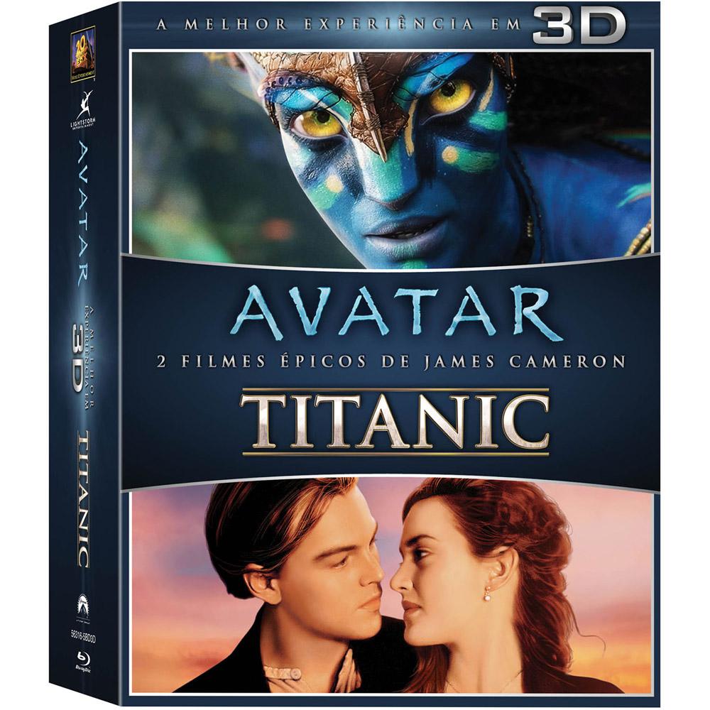 Blu-ray Avatar + Blu-ray Titanic - 3D (6 Discos) é bom? Vale a pena?