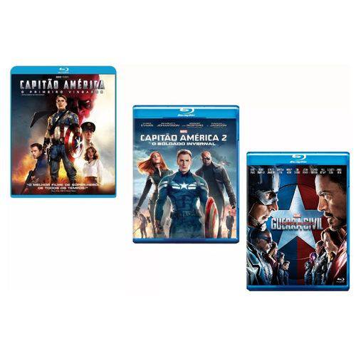 Blu-ray - Capitão América + Homem de Ferro - Coleção Completa é bom? Vale a pena?