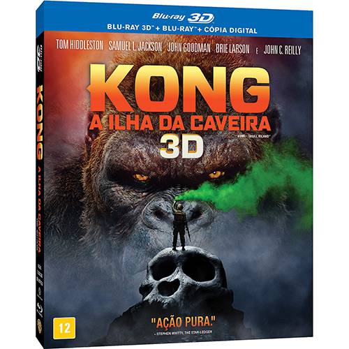 Blu-ray 3D Kong - a Ilha da Caveira é bom? Vale a pena?